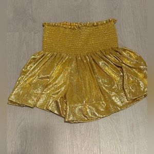 QOS Gold Swing Shorts